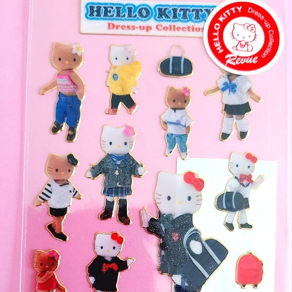 Sanrio Other - Sanrio 2002 Hello Kitty dress up collection stickers Rare new